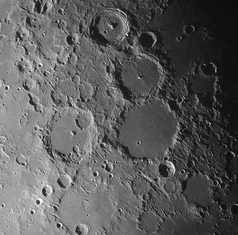 Ptolemaeus Region throught the Lowell 24 Inch Refractor